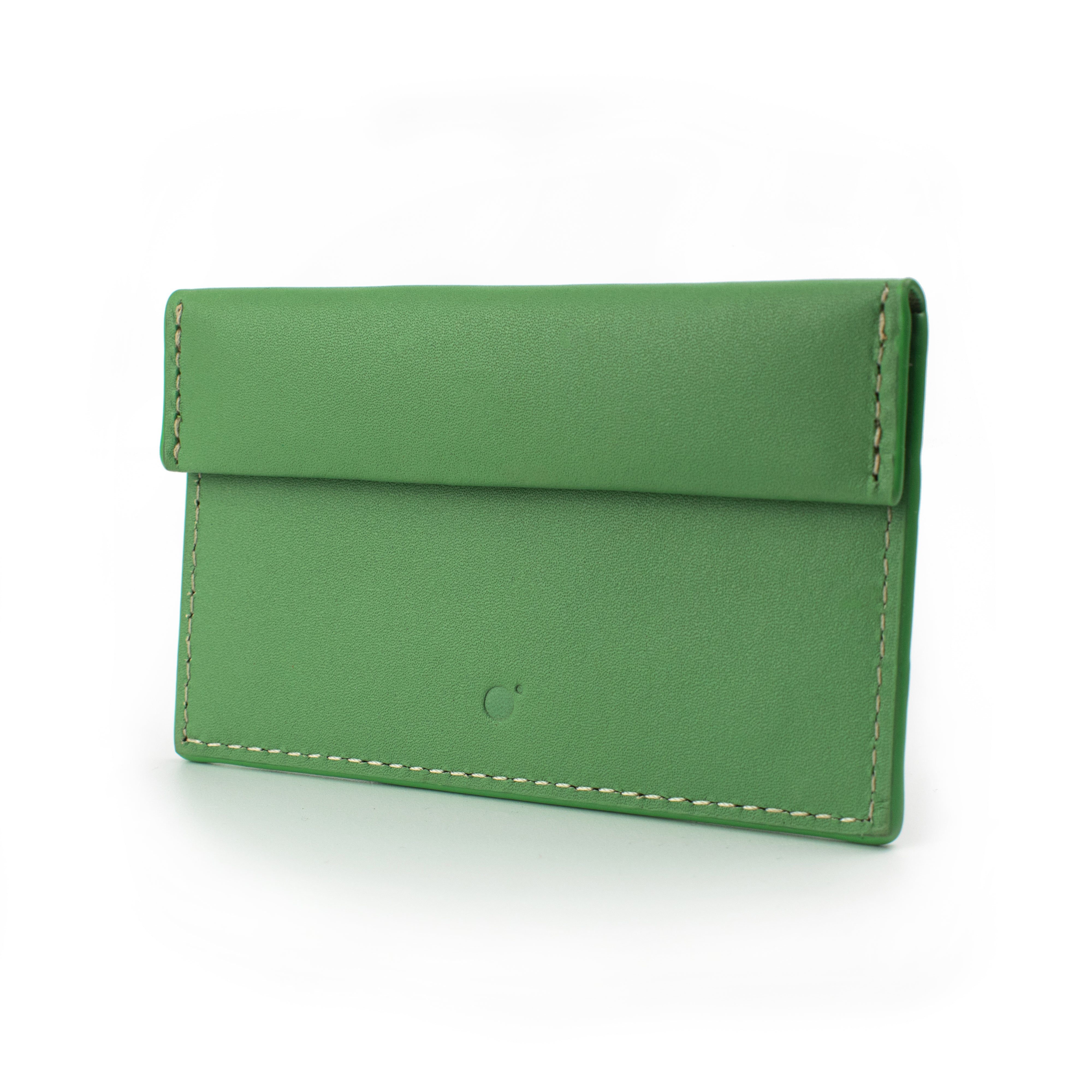 Compact Coin & Card Case in Sea Green