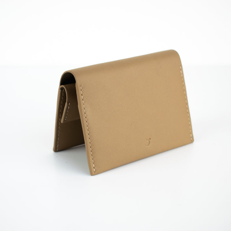 Coin & Card wallet in Sand