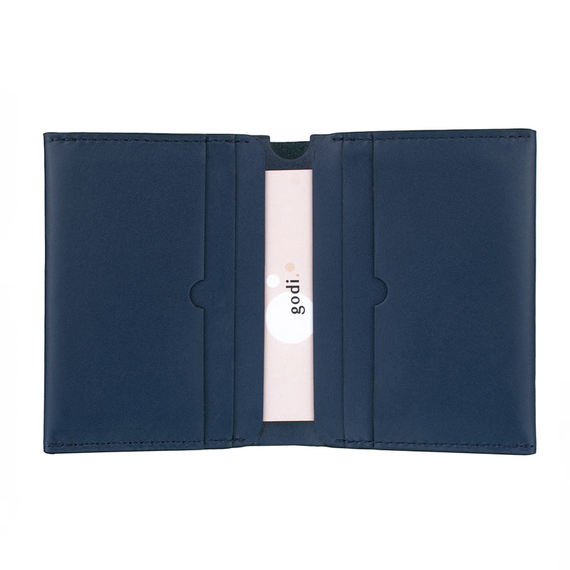 Bifold Wallet in Navy Blue