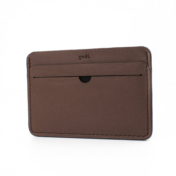 Coffee Brown Card Holder