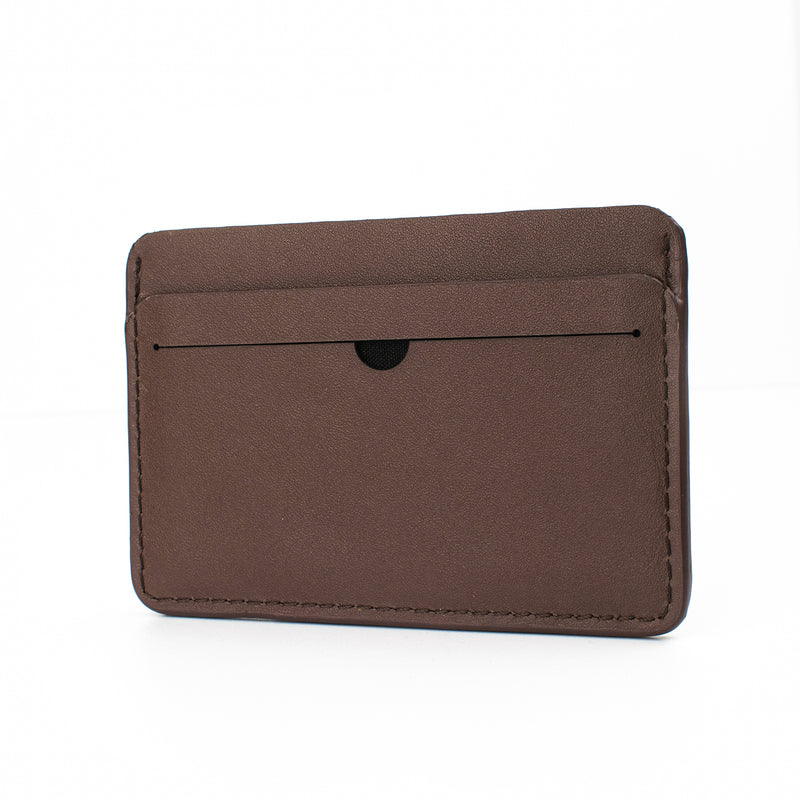 Coffee Brown Card Holder