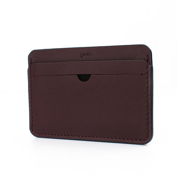Oxblood Card Holder