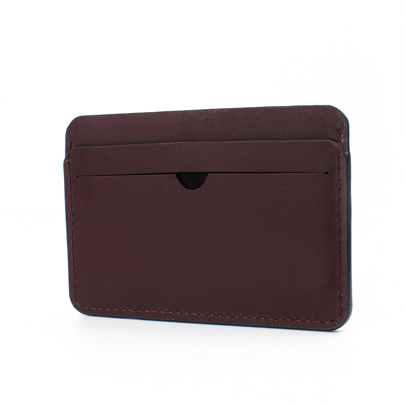 Oxblood Card Holder
