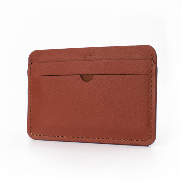 Rust Brown Card Holder