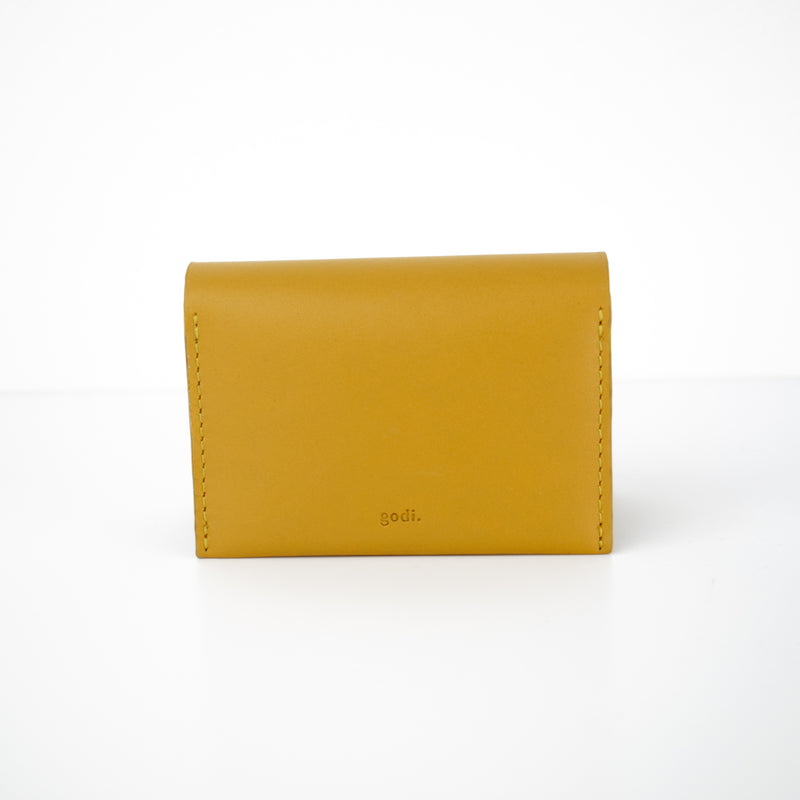 Amber Yellow Coin & Card Wallet