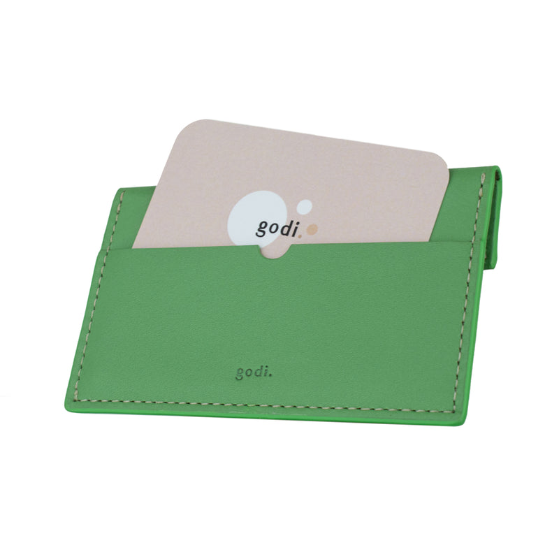 Compact Coin & Card Case in Sea Green