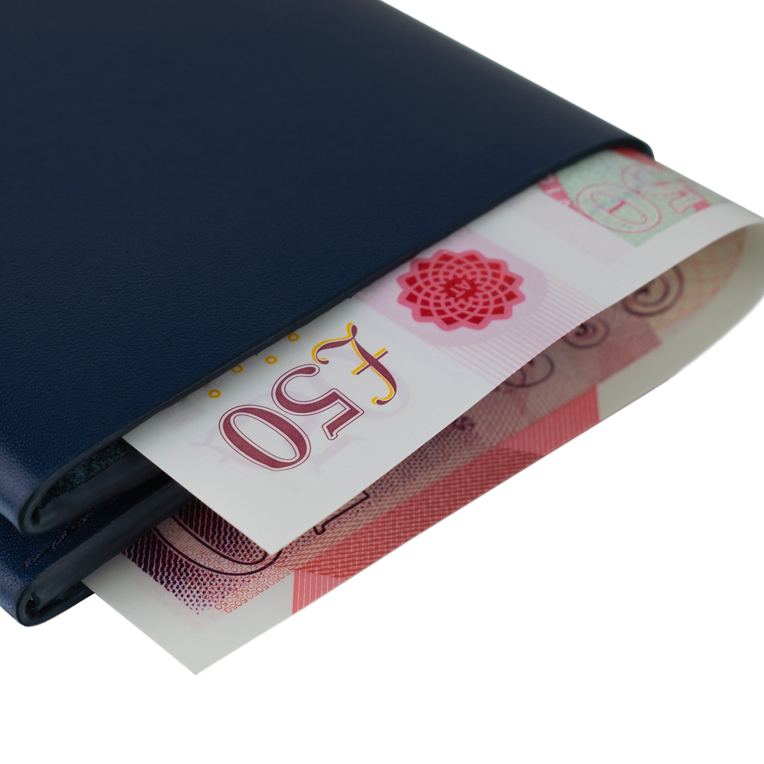Bifold Wallet in Navy Blue