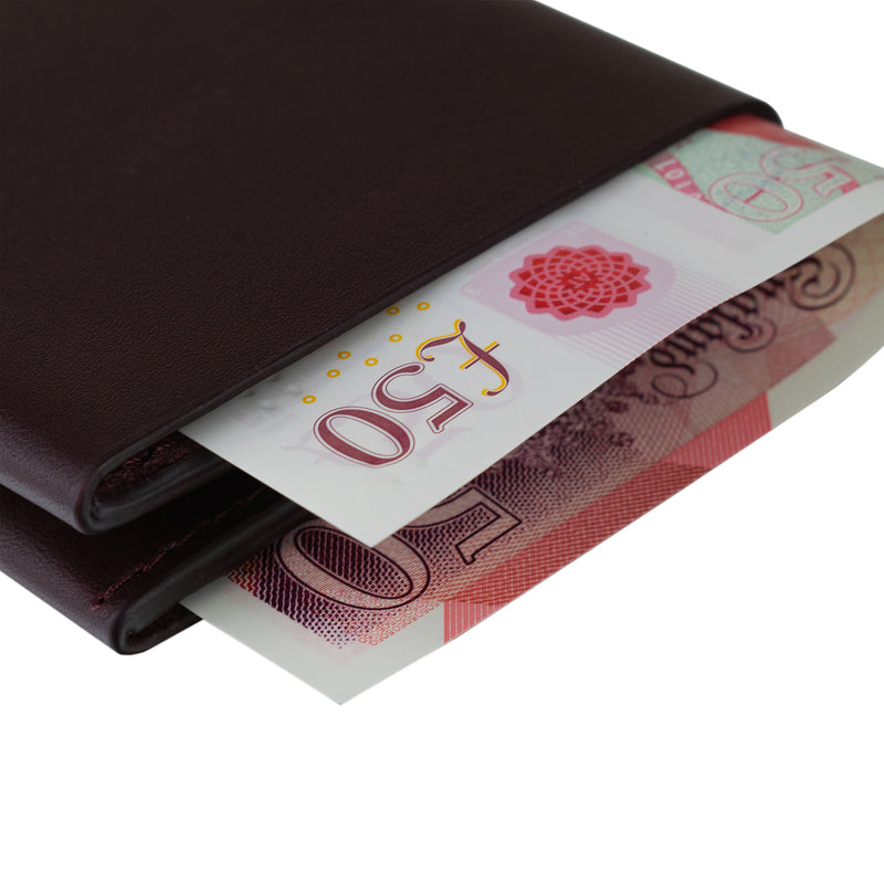 Bifold Wallet in Oxblood