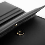 Coin & Card Wallet in Black