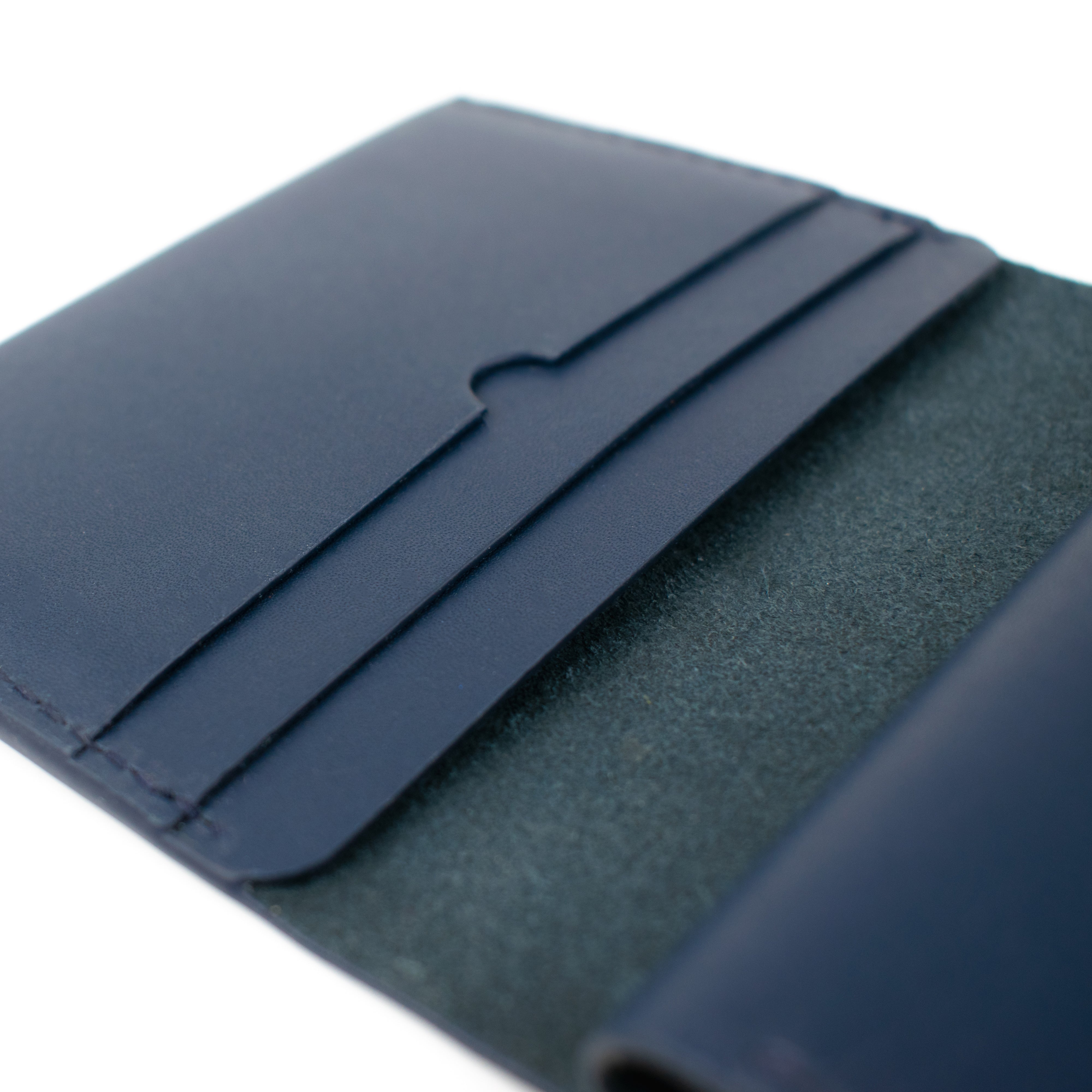 Coin & Card Wallet in Navy