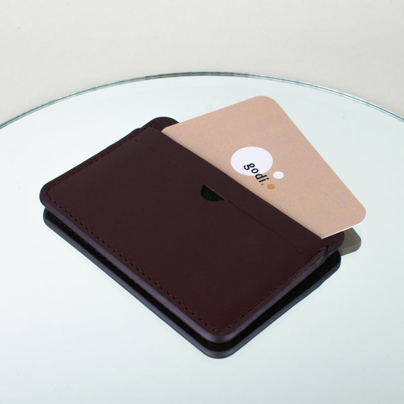 Oxblood Card Holder