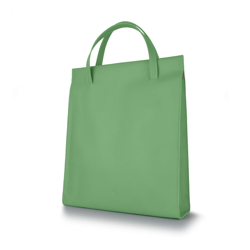 Adjustable Tote Bag in Sea Green
