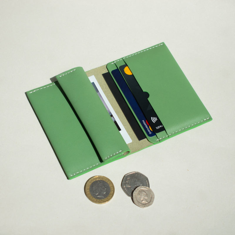 Sea Green Coin & Card Wallet