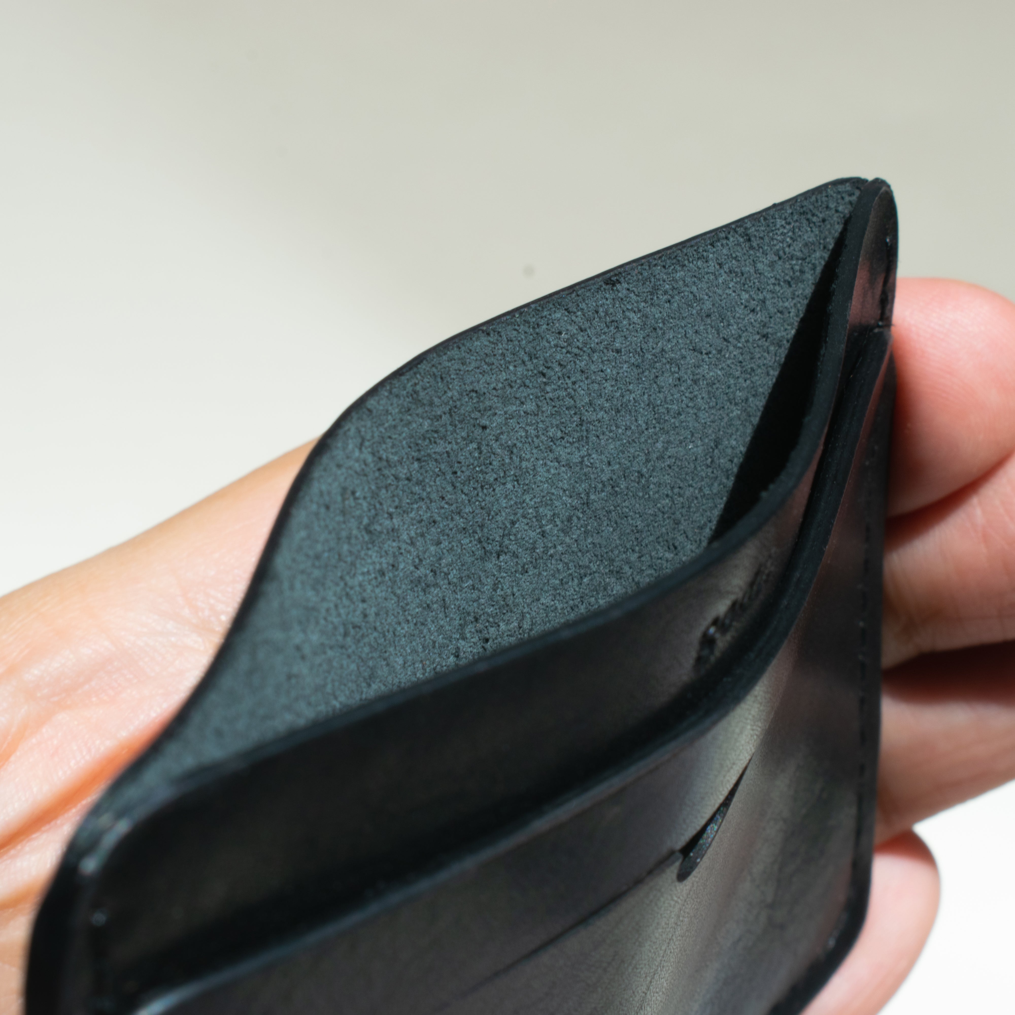 Slim Card Holder in Black