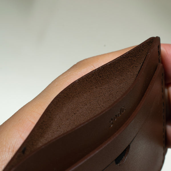 Coffee Brown Card Holder