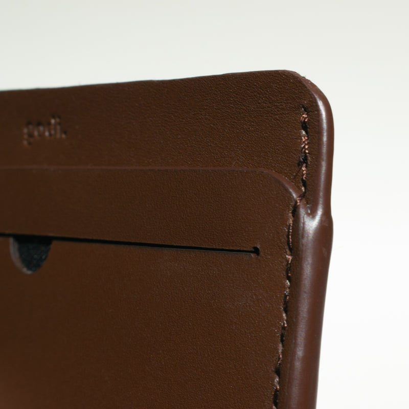 Coffee Brown Card Holder