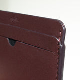 Oxblood Card Holder
