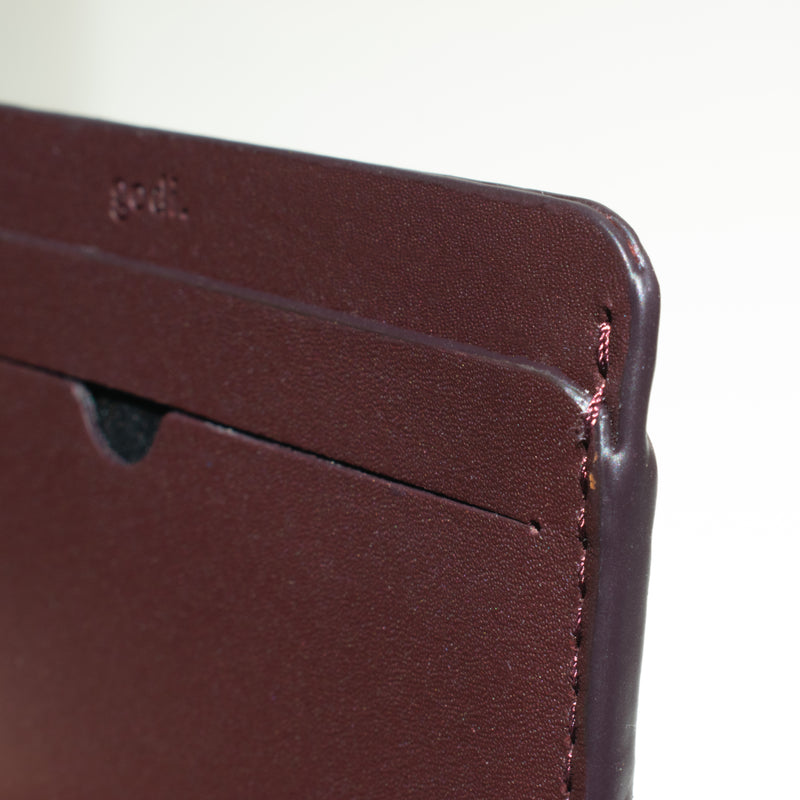 Oxblood Card Holder