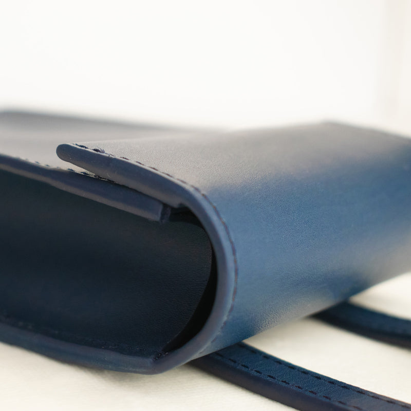 Adjustable Phone Bag in Navy Blue
