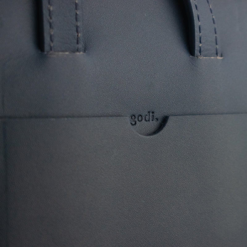Adjustable Phone Bag in Navy Blue
