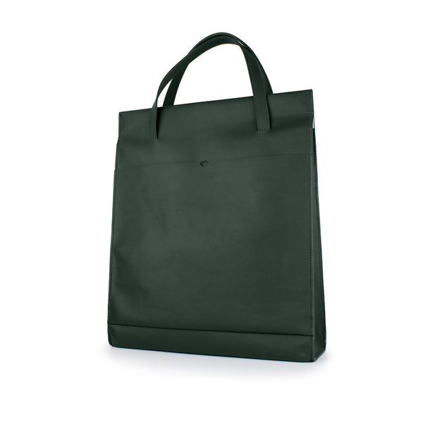 Adjustable Tote Bag in Dark Green