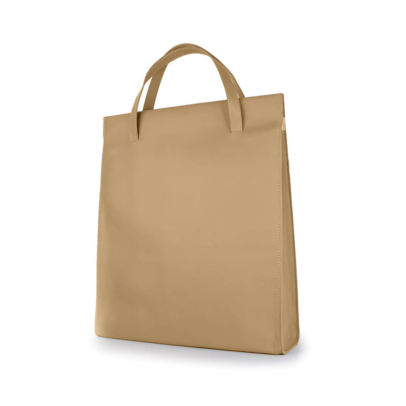 Adjustable Tote Bag in Coffee Brown