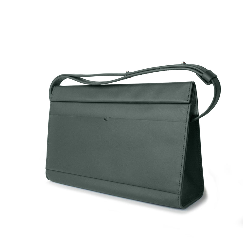 Adjustable Shoulder Bag in Dark Green