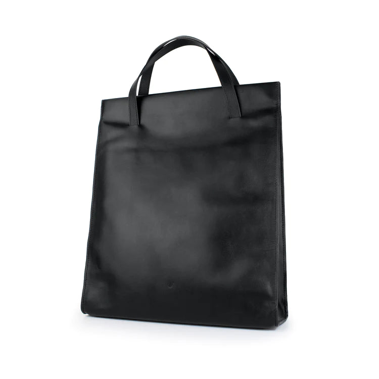 Adjustable Tote Bag in Coffee Brown