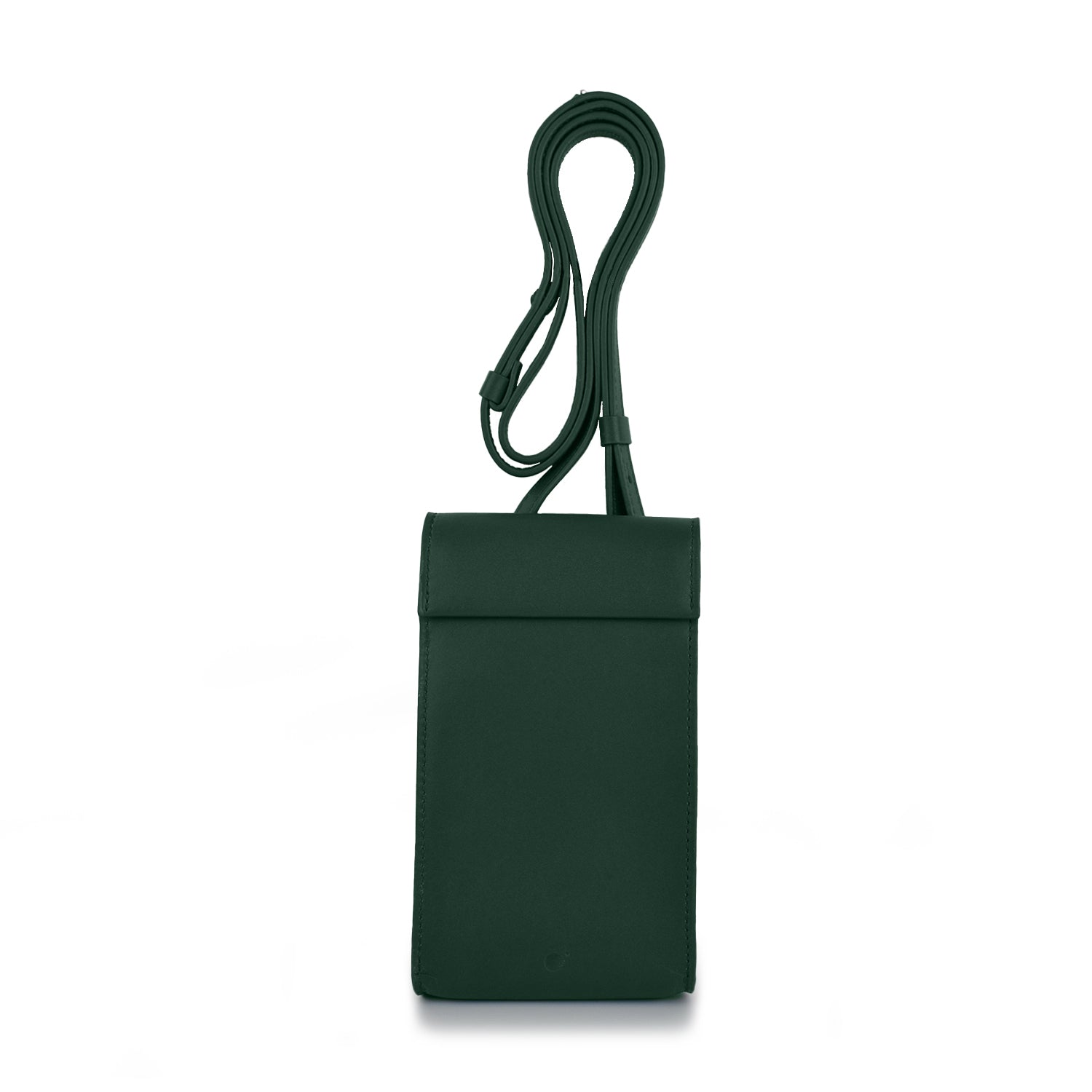 Adjustable Phone Bag in Dark Green