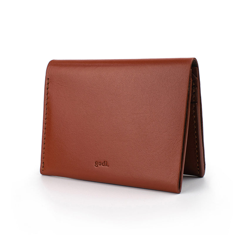 Bifold Wallet in Rust Brown
