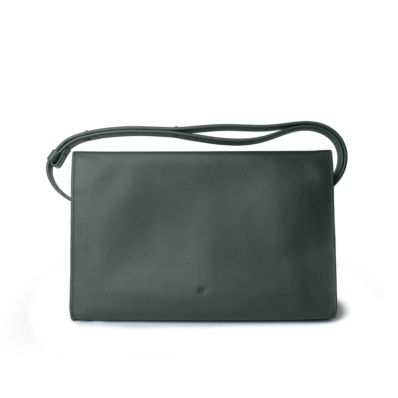 Adjustable Shoulder Bag in Dark Green