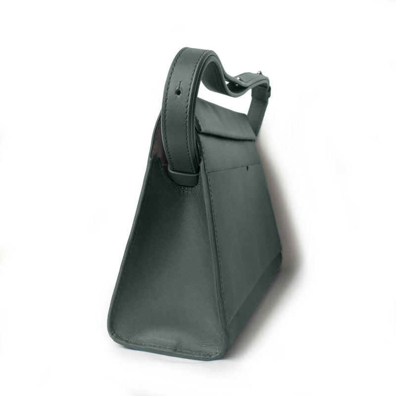 Adjustable Shoulder Bag in Dark Green