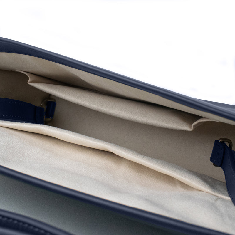 Adjustable Shoulder Bag in Navy Blue