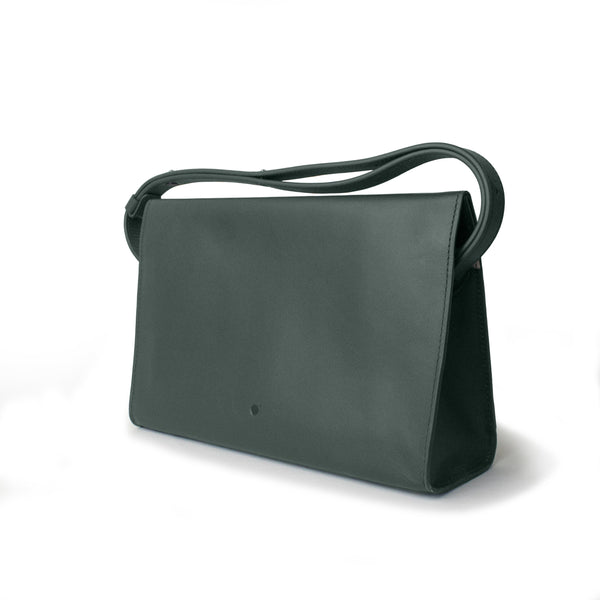 Adjustable Shoulder Bag in Dark Green