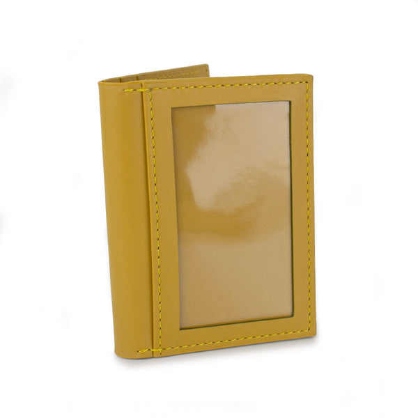 ID Window Wallet in Amber Yellow